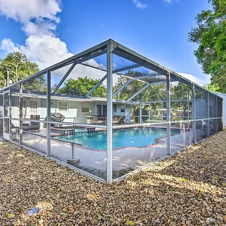 Nokomis Abode With Private Pool 1 Mi To Beach!